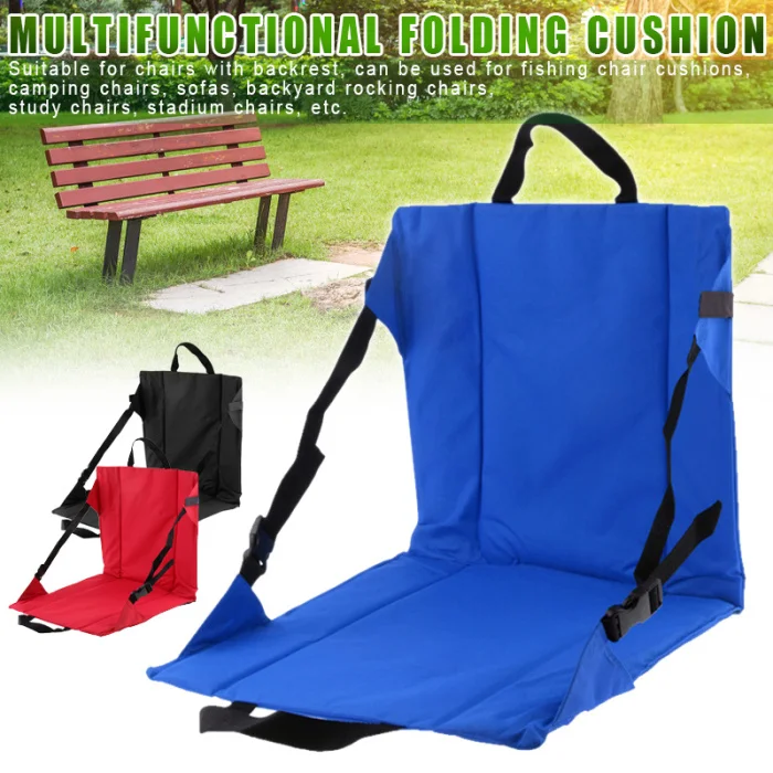 Открытый кемпинг стул подушка квадратный стул коврик Складное Сиденье для пешего туризма стадион BHD2