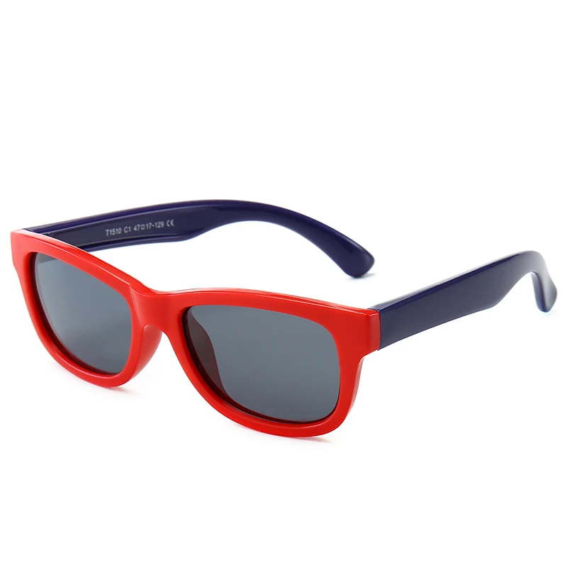 Детские поляризованные солнцезащитные очки, UV400, очки oculos de sol, Детские зеркальные солнцезащитные очки, винтажная оправа для мальчиков и девочек, солнцезащитные очки SKT1510