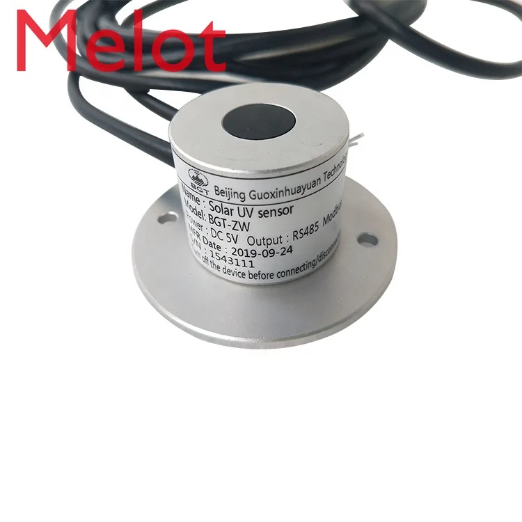 

BGT-ZW 280-400nm 4-20mA RS485 0-5V Output Solar UV Index Ultraviolet Radiation Sensor for Weather Station or PV Monitoring