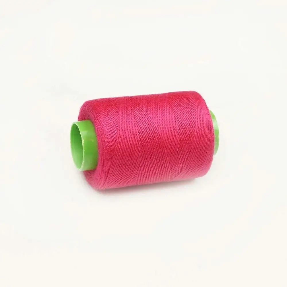 Fuchsia 24 цвета 300 м ручная вышивка мини-Катушка промышленная швейная нить машинная линия ремесло патч рулевое колесо швейные принадлежности - Цвет: Fuchsia