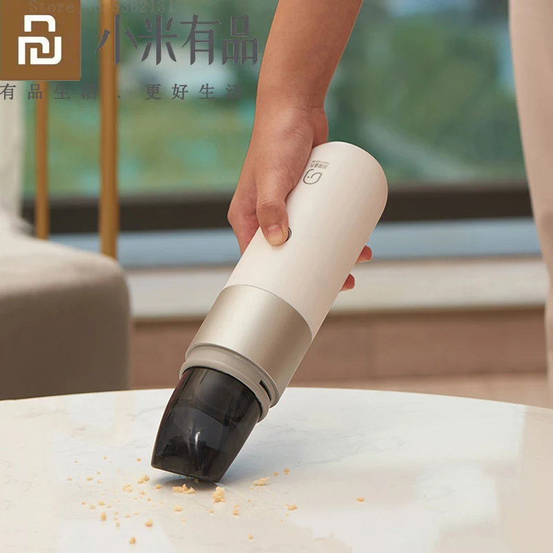 Youpin Multifunction Wireless Car Vacuum Cleaner C30 Handheld Household Strong Suction Mini Emergency Flashlight | Электроника