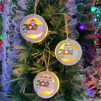 

3pcs LED Personalized Quarantine Family 2020 Christmas Ornament SurvivorFamily Perfect holiday decoration Delicate and festive