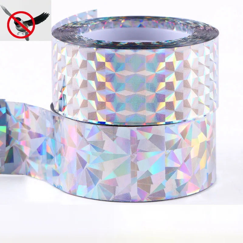 Светоотражающая лента для отпугивания птиц 80 м звуковой репеллент Отпугиватель