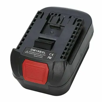 

DM18BSL Battery Converter Adapter for Milwaukee 18V M18 Dewalt 20V Li-Ion Battery DCB200 Used To for Bosch 18V Tool