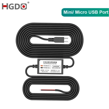 

HGDO Transformer Cable For Car Dvrs Parking Monitor Parking Wire 12V To 5V 2.5A Long 3 Meters For Car Video Recorder 24 Hours