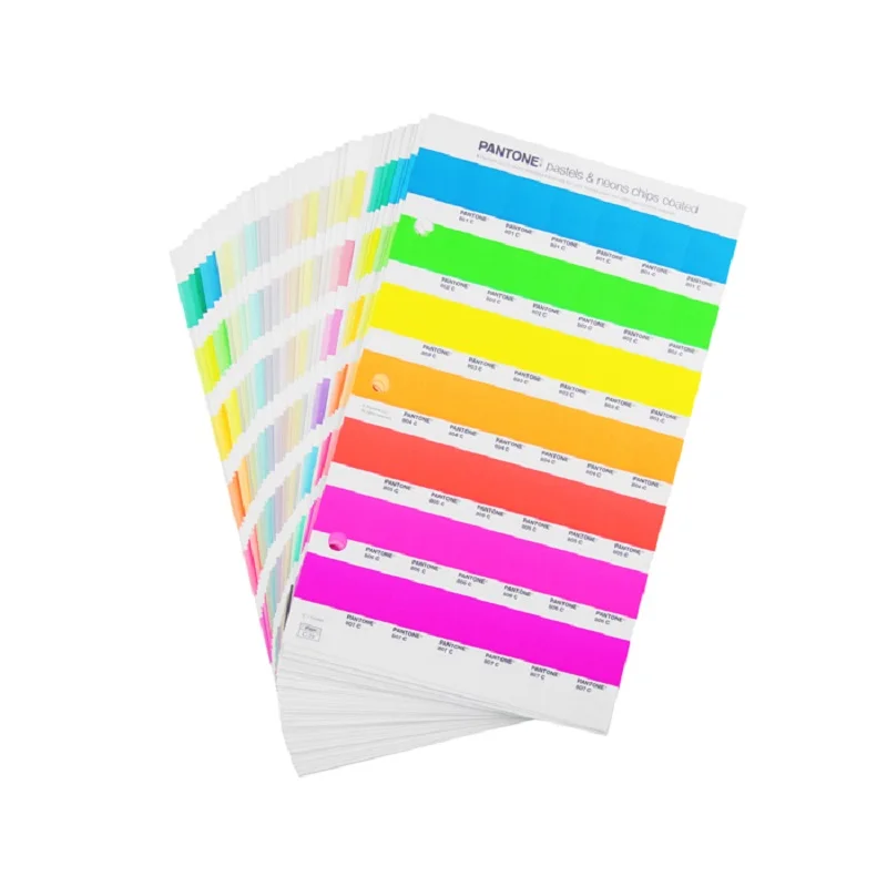 Pantone Plus Серия C/U GB1504 PANTONE пастели& NEONS чипы с покрытием и без покрытия цвет диаграммы Tearable Тип начать с цвета № 9