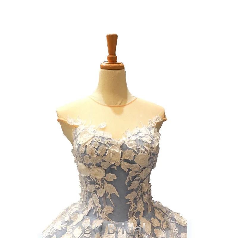 Кружевное пышное платье бальное платье с аппликацией на шнуровке с круглым вырезом для 15 лет, торжественное вечернее платье Vestidos De 15 Anos