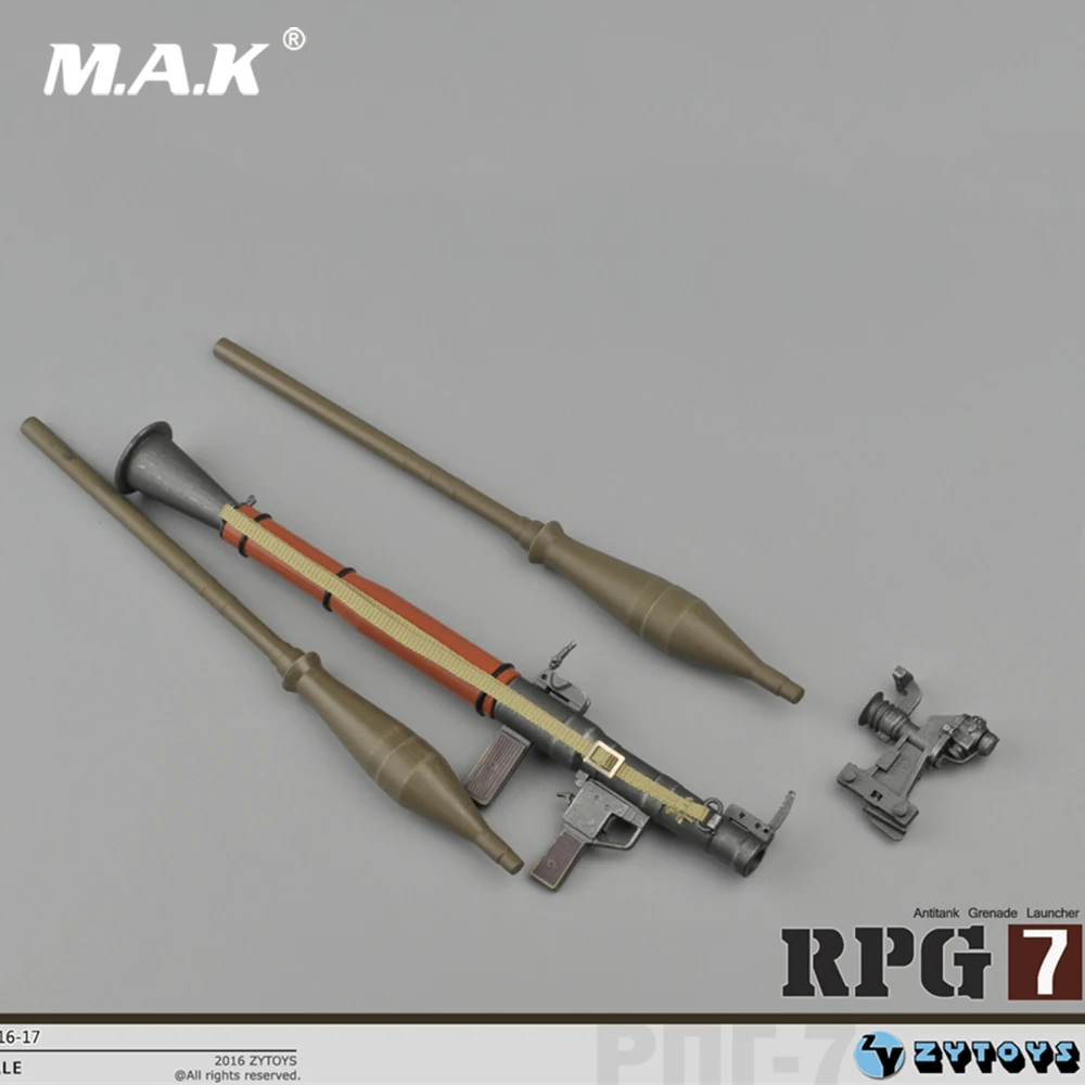 RPG7 1/6 масштаб оружие Модель Рисунок противотанковая гранатомет гранатомета
