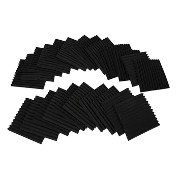 

JEYL 24 Pack Acoustic Panels Studio Foam Wedges 1 inch X 12 inch X 12 inch