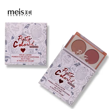 

Meis Brand New 4 Colors тени Eyeshadow Palette Matte Shiny Waterproof Holographic Makeup wholesale Palette косметика ms 0449