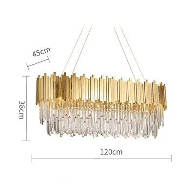 oval 120cm led 14 Постмодерн Железные Стеклянные Светодиодные Лампы.Светодиодные Светильники Люстры Подвесные.Светильники Подвесные Светильники.Светильник Подвесной Светильник.Освещение Для Столовой,Фойе и Спальни - Цвет корпуса: oval 120cm