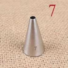 7# круглый пузырьковый носик для украшения 304 растяжение из нержавеющей стали и снаружи бесшовная пекарня DIY инструмент маленький