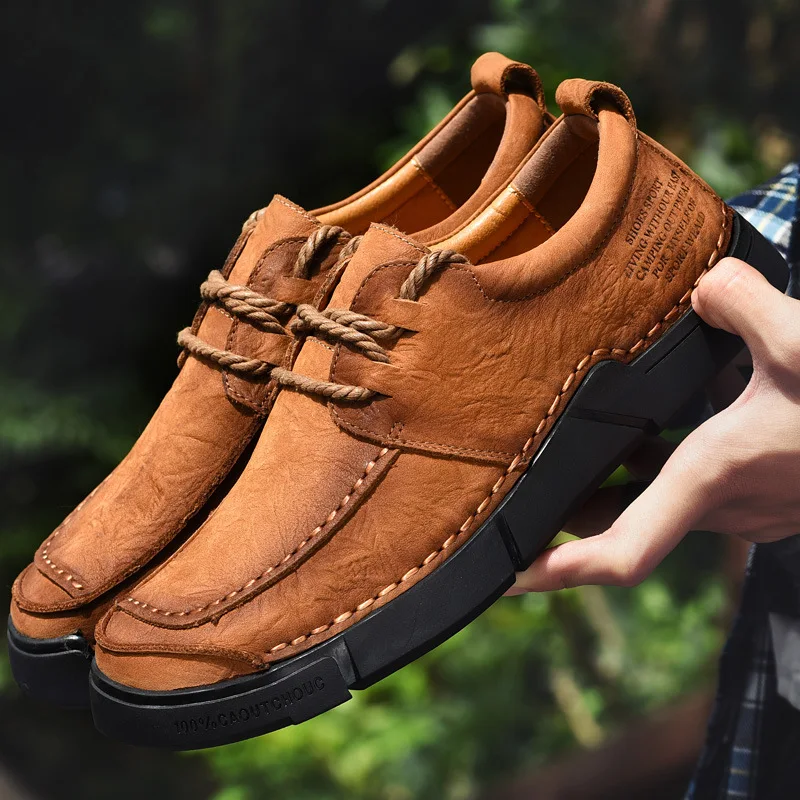 

2019 autumn and winter new men's outdoor casual shoes three colors optional six styles large size 38-45 breathable tooling shoes