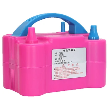 

Electric pump double hole balloon blowing machine air pump inflator balloon tool household portable