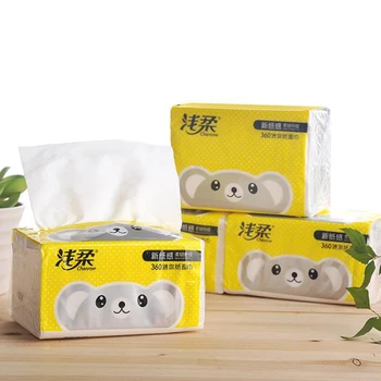 

360Sheets/Pack Household Facial Tissue Paper Dry Napkin Towels Sanitary Paper