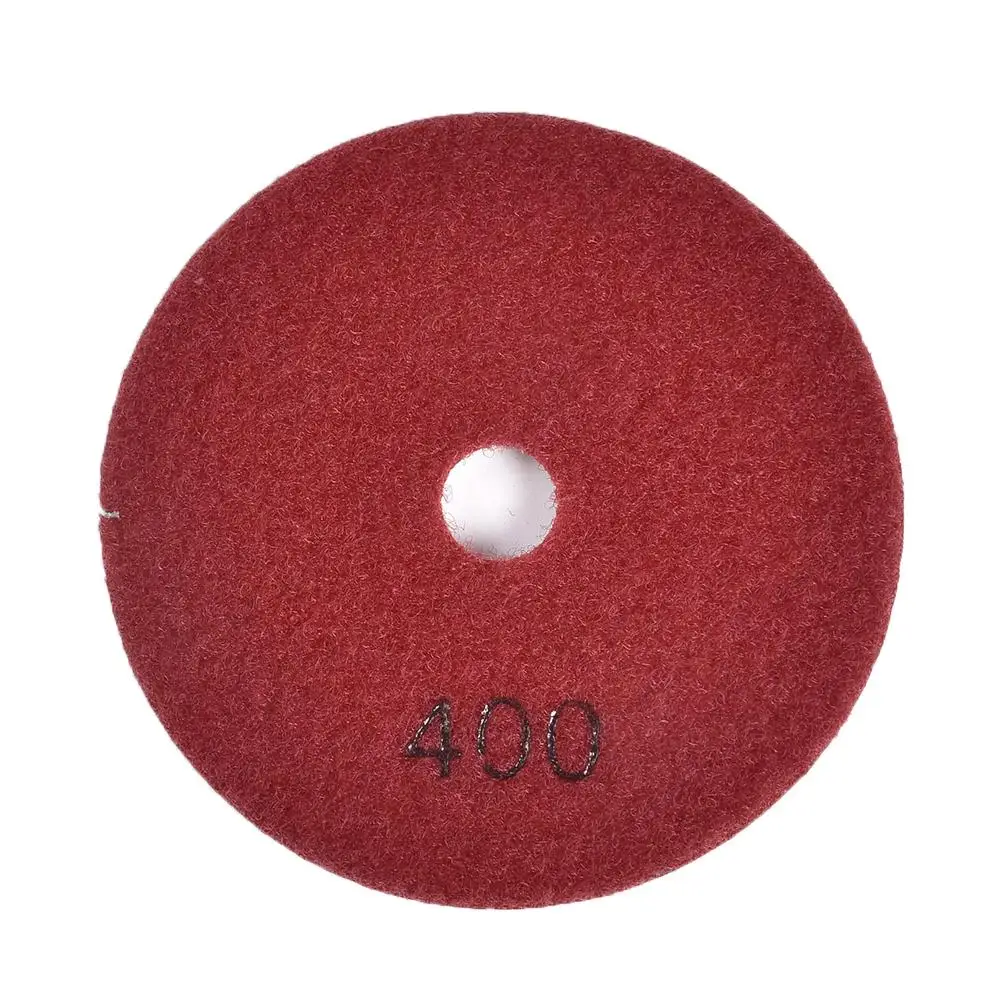Diamond Polishing Pads Set Rubber Sticking Tray Polishing Pad Most Popular for Granite Marble Concrete