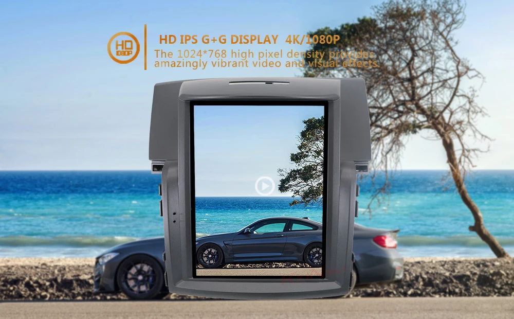 KiriNavi Telsa стиль вертикальный экран 10," 1 Din Android 8,1 Автомагнитола для Honda CRV Автомобильный мультимедийный gps-навигатор 2012