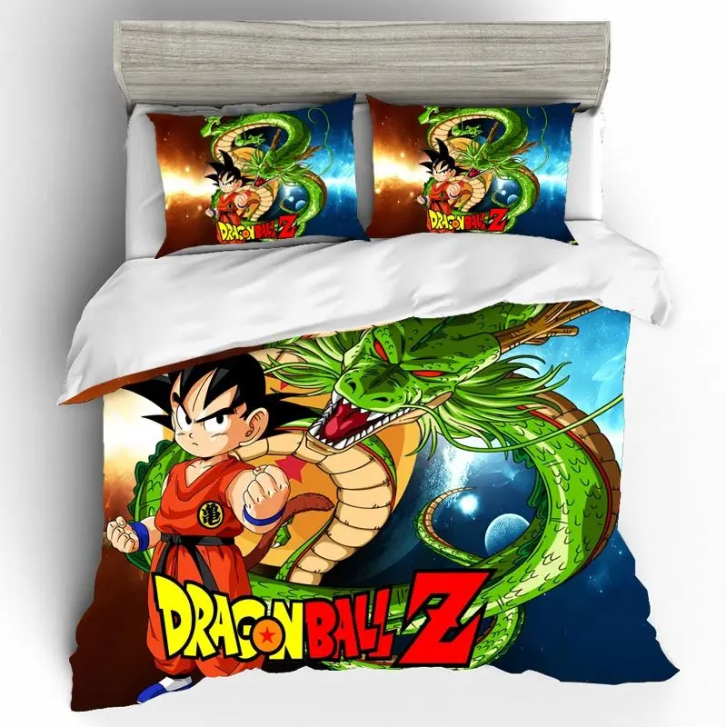 Пододеяльник комплект постельного белья s Dragon Ball Комплект постельного белья высокого качества домашний текстиль постельные одеяла и комплекты постельного белья постельное белье хлопок King size
