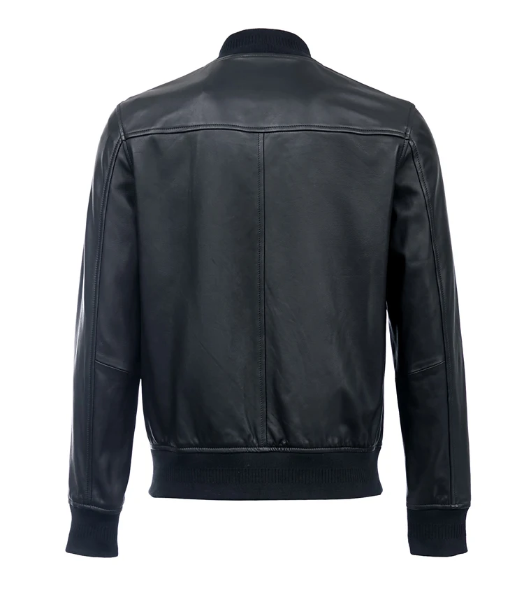 JackJones Мужская Мода Тренд натуральная кожа куртка из натуральной овчины пальто мужская одежда 219310503