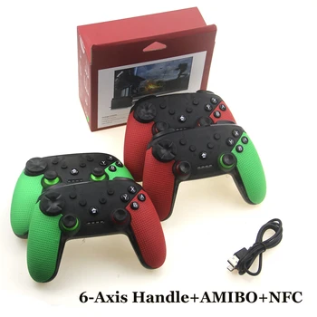 

For N-Switch Pro NS-Switch Pro NS Pro Gamepad Wireless bluetooth Gamepad Game joysticks Controller with 6-Axis Handle AMIBO