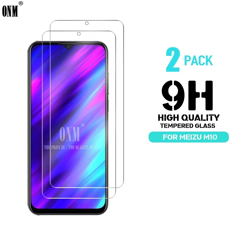2 шт. Защитное стекло для MEIZU M10 2.5D 9H Премиум Закаленное защитная пленка| |