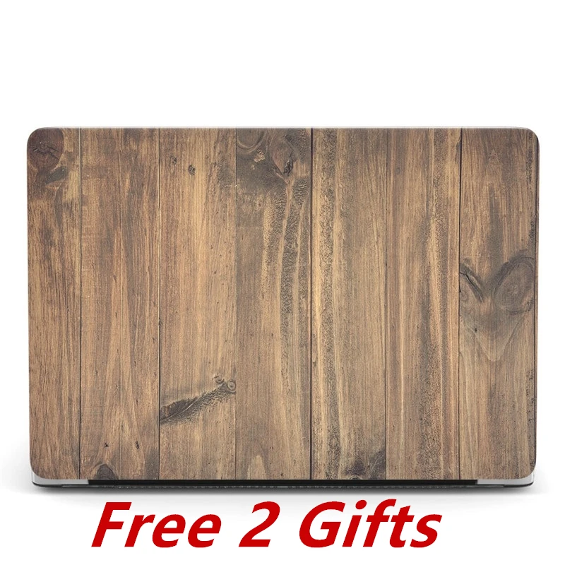

Wood Case for Macbook Air 13 inch Crystal Clear Transparent Cover for Mac book Air 13.3'' A1466 A1369 A1932 A2179 2018 2020 Case
