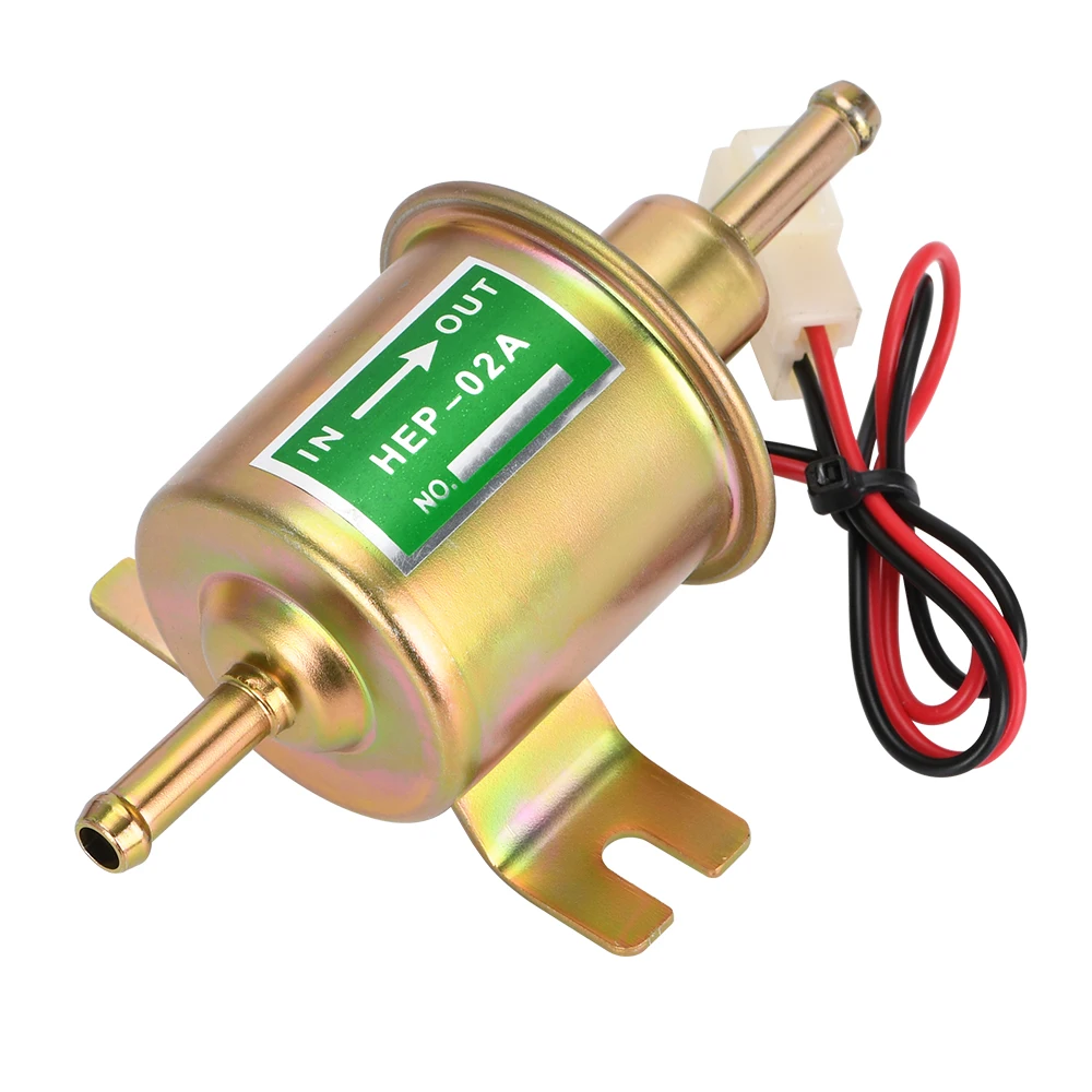 

12V 24V Low Pressure Electric Fuel Pump HEP-02A Universal Diesel Petrol Gasoline For Car Carburetor Motorcycle ATV