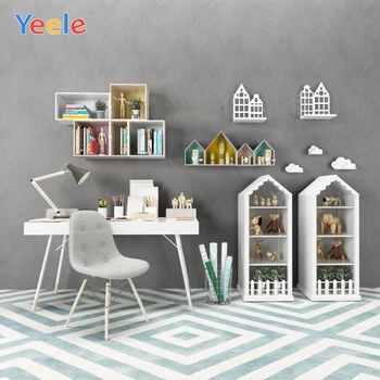 

Yeele Vinyl Photophone Bookshelf Chair Cloud Baby Room Interior Child Backdrop Backgrounds For Photography Photo Shoot Photozone