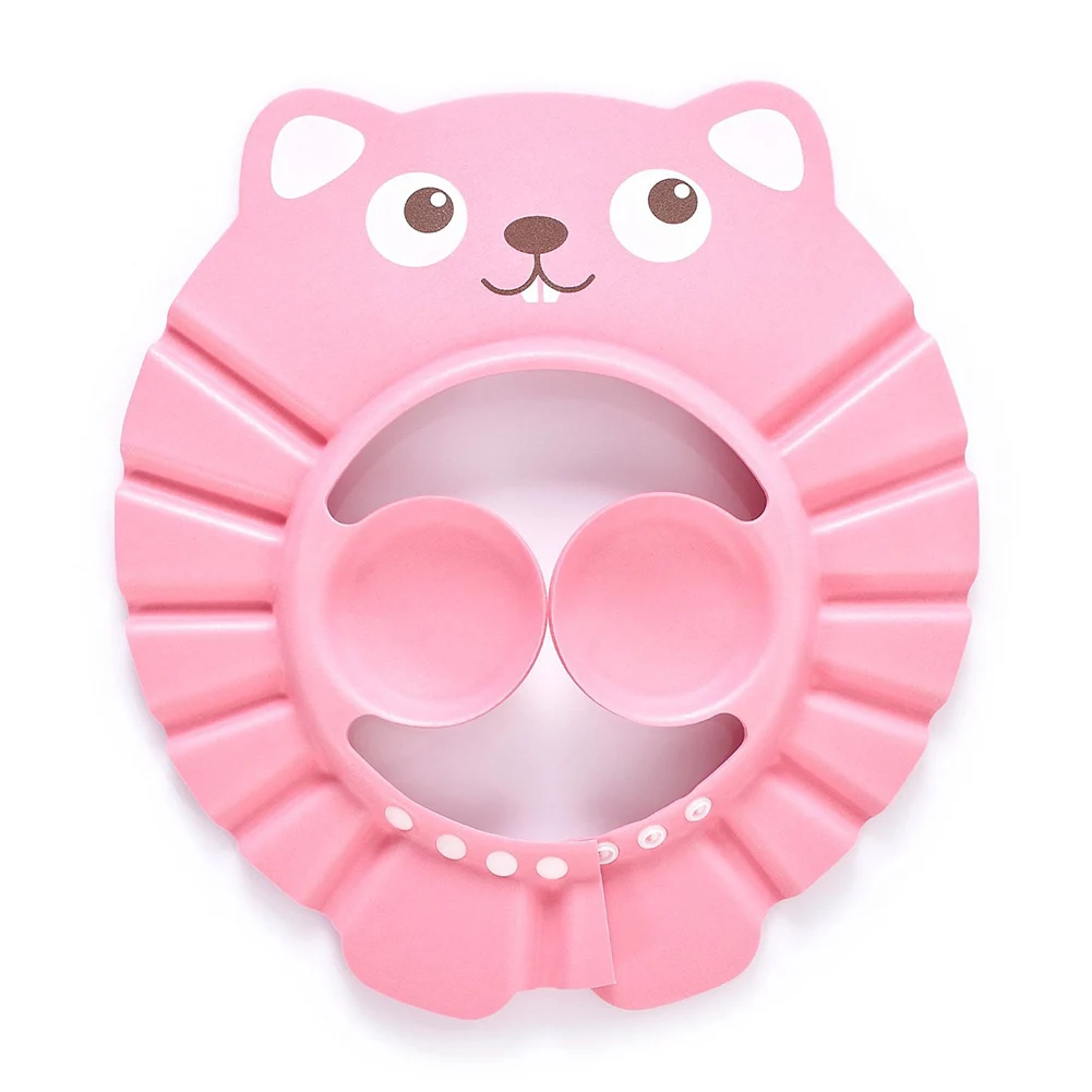 Chuveiro do Bebê Seguro para Crianças Novo Shampoo Boné Chapéu Ajustável Lavagem Cabelo Escudo 3 Pçs