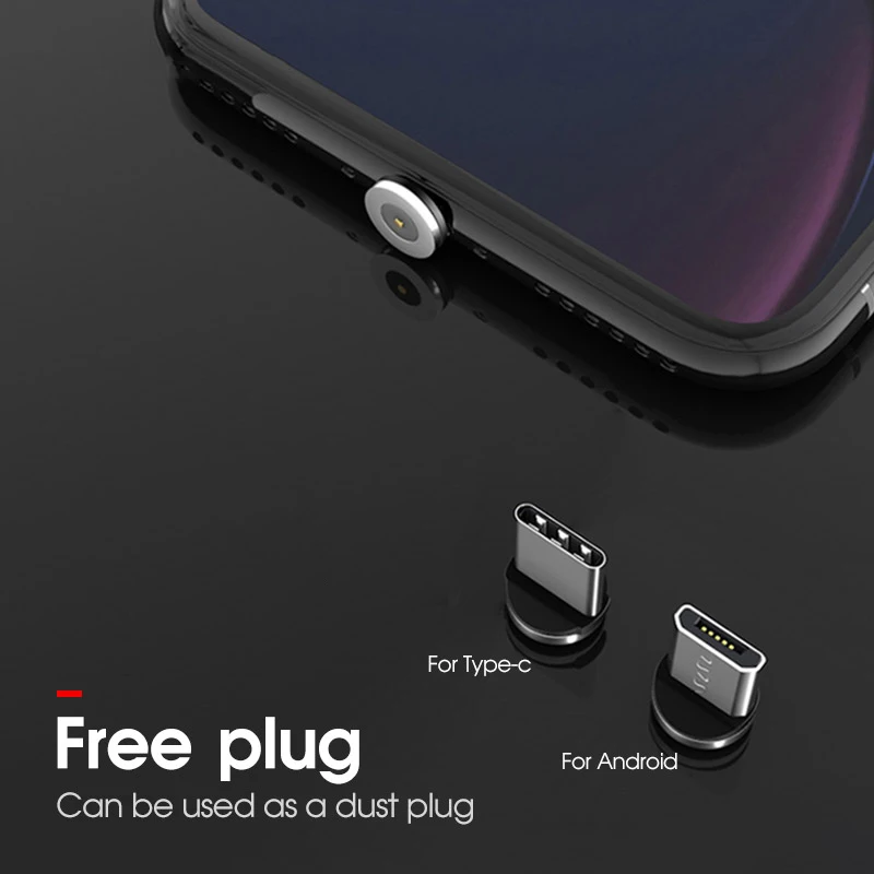 1 шт. Магнитный кабель для samsung huawei Xiaomi кабель Micro USB для быстрой зарядки магнит Зарядное устройство Тип usb C 1m 2 m телефонных кабелей