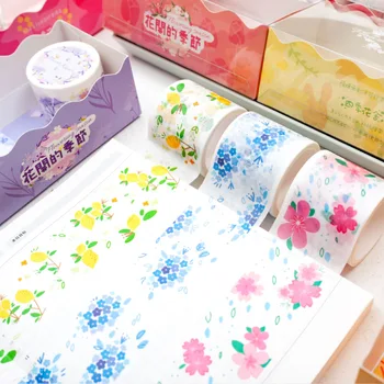 

The Pink Flower Creative Washi Tape 35mm*3M DIY Journal Diary Decoration Supplies