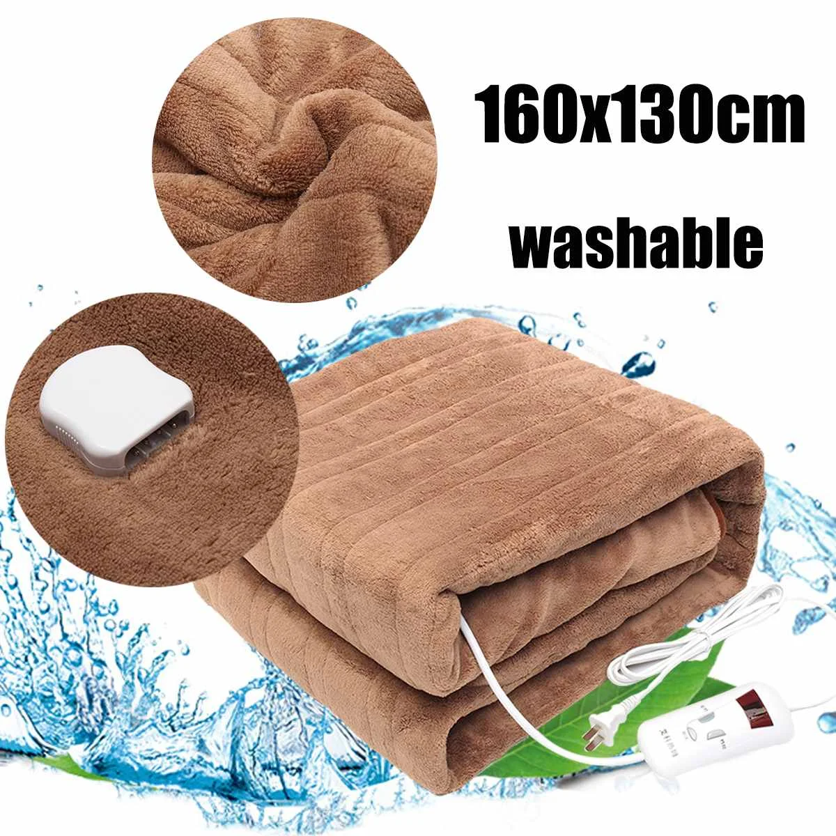  Electric Heaters Double Temperature Timing Controller Winter Heated Mattress Pad Home Bedroom Warme - 4000236066869