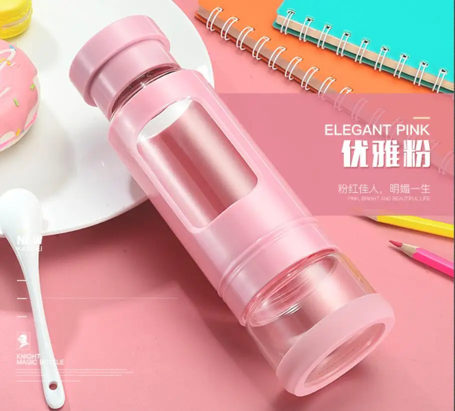 glass cup Прозрачная стеклянная чашка для кофе, молока, виски, чая, пива, двойная креативная термостойкая для здоровья и защиты окружающей среды - Цвет: glass cup