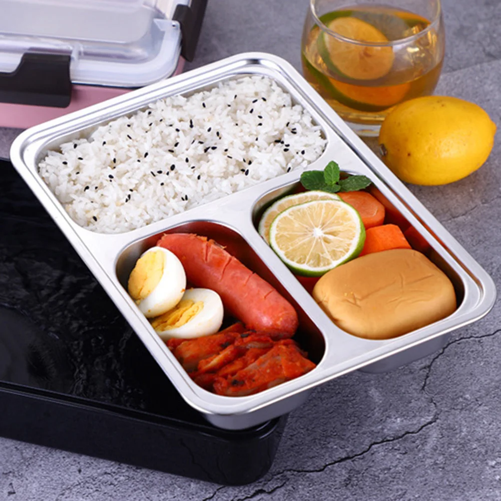 Горячая Распродажа, 1200 мл, анти-ожоги, нержавеющая сталь, Bento Box с ложкой, палочки для еды, контейнер для хранения еды, практичный Ланч-бокс, столовая посуда