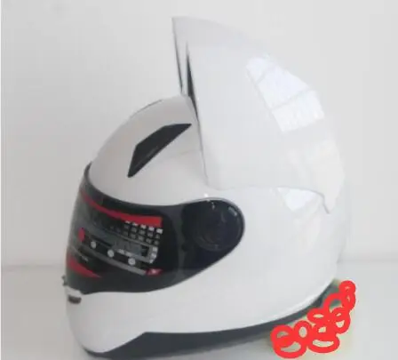 Мотоциклетный шлем NITRINOS женский персональный Moto Capaciete Черный кот полный шлем мото модный шлем - Цвет: 17
