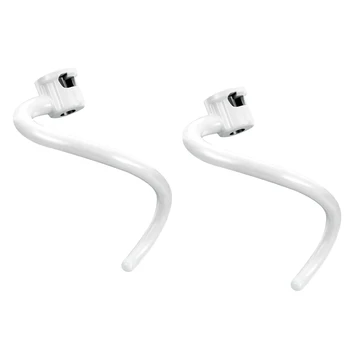 

2 Pcs Spiral Coated Dough Hook,for Kitchenaid Stand Mixer Bowl-Lift Model,Kitchenaid Mixing Machine Accessories