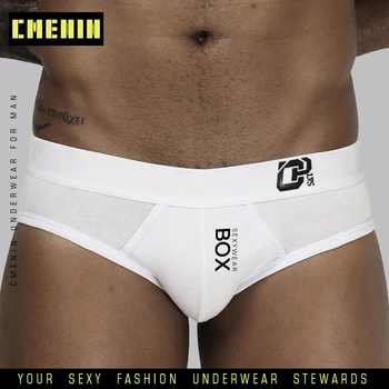 

New Arrival Cotton Sexy Gay Men Underwear Bikini Men Briefs LOGO Breathable Mens Briefs Underwear Shorts Men's lingerie OR215
