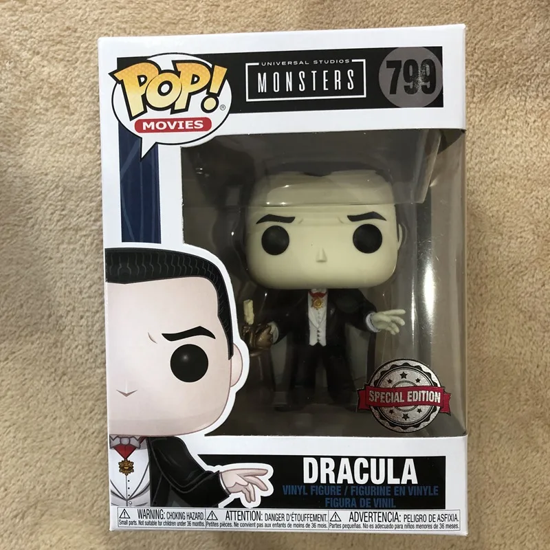 

Exclusive Official Funko pop Universal Monsters - Dracula Vinyl Action Figure Collectible Model Toy with Original Box