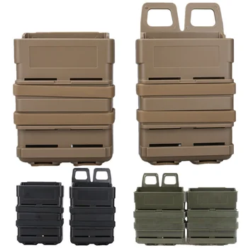 

Tactical 5.56 version of FAST MAG quick pull M4 Magazine Pouch Outdoor module combination two sets Black Green Tan