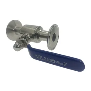 Image 2 - 3/4" 19mm 304 Stainless Steel Sanitary Ball Valve  Tri Clamp Ferrule Type For Homebrew Diary Product
