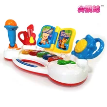 Английский образовательный Сюэ Си Цинь электронный игрушечный орган Раннее детство обучающая игрушка детская игрушка пианино детский музыкальный Instru