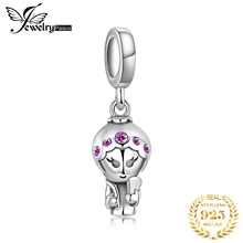 JewelryPalace милая девушка кукла создан красный рубин 925 пробы Серебряный Шарм бусины красивый подарок новинка года лидер продаж для женщи