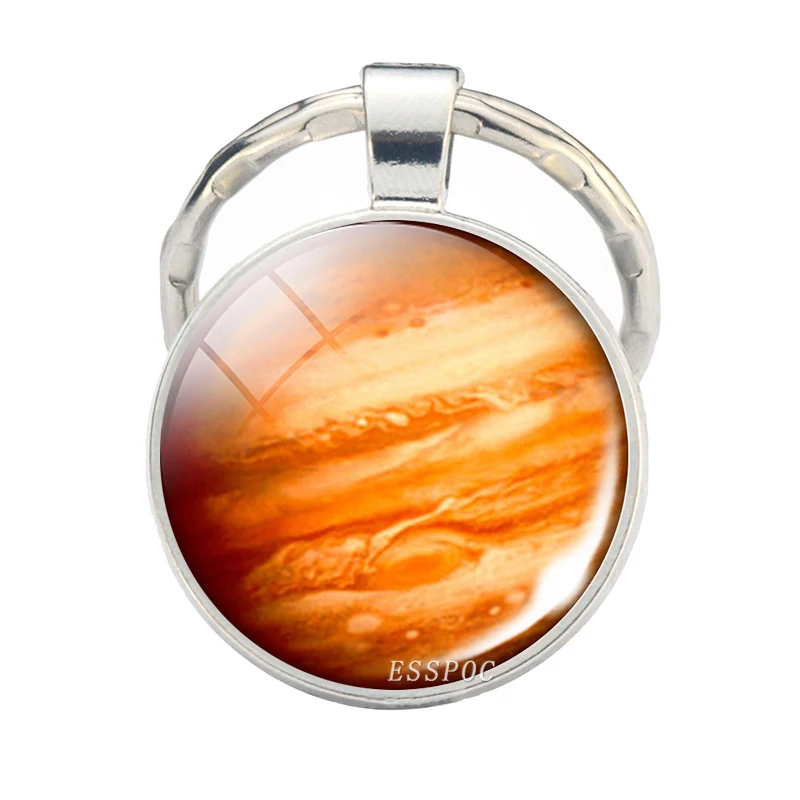 Подвеска Юпитер брелки Юпитер ювелирные изделия Брелки галактика Вселенная, космос, планета солнечная система брелок Рождественский подарок