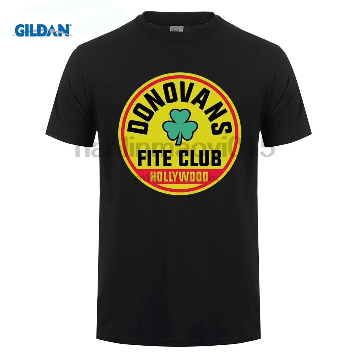 Футболка из 100% хлопка с круглым вырезом и принтом футболка Ray Donovan Fite Club Shamrock |