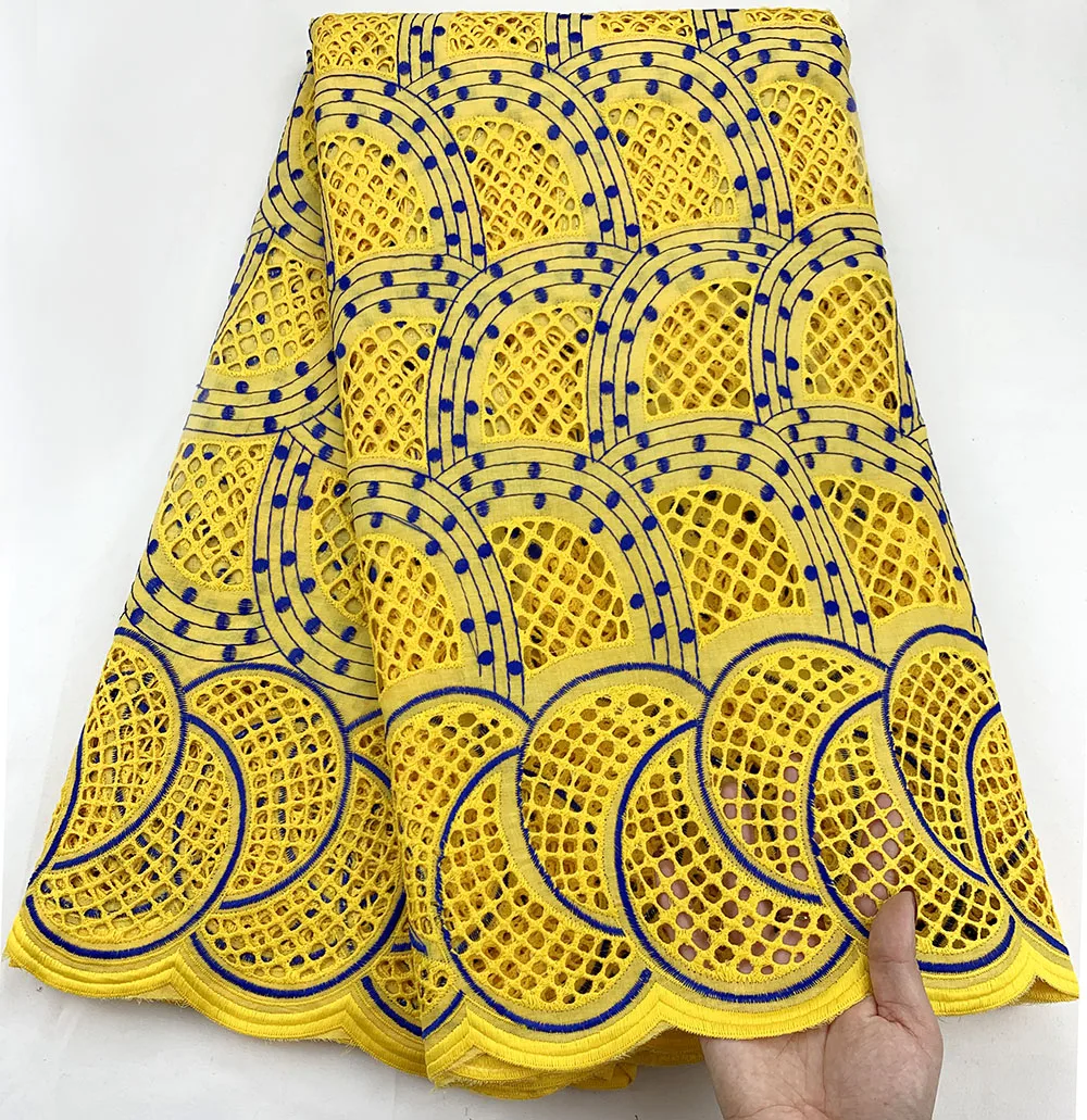 

swiss lace fabric gold african lace fabric swiss voile lace embroidery cotton lace 5yards nigerian lace fabrics for dress YC-B22