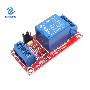 

one 1 channel relay module 5V 12V 24V high and low level trigger relay control with optocoupler