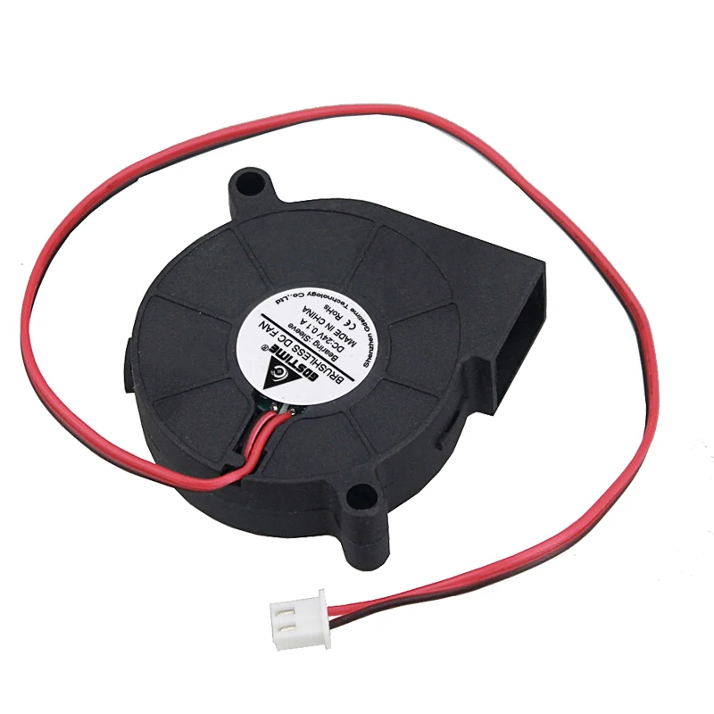 

10 шт. в партии Gdstime 24В 5 см 50 мм x 15 мм 5015S бесщеточный DC турбинный вентилятор охлаждения выхлопных газов 2Pin 50 мм 50x15 мм 5015S охладитель