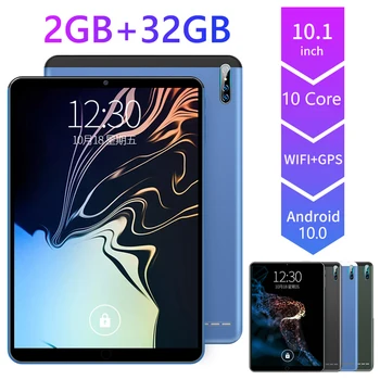 

3G Phone Call Tablet PC J10 Android 10.1 Tablet 2GB 32GB WiFi GPS + 16GB TF Card for Office Caring Computer Supplies