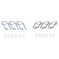 Serre tête de remplacement, 3 bandoulières et 6 Clips de réglage, pour coussin Nasal ResMed Airfit P10, sangle CPAP 