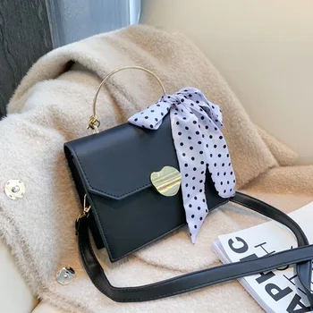 

2020 Fashion Shoulder Messenger Bags For Women Pu Leather Luxury Quality Handbags Designer Travel Bags Scarf Flap Crossbody Bags
